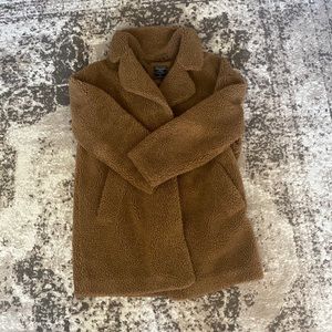 Abercrombie & Fitch teddy bear coat size medium